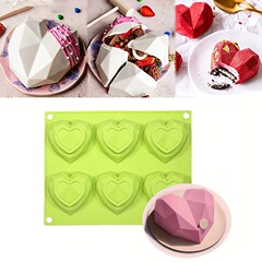 半立体ラブフォトフレーム装飾品接着剤モールド DIY ハート型フォトフレームデスクトップ装飾テーブルシリコーンモールド