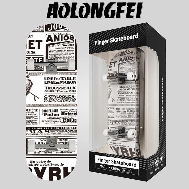 Professional Finger Skateboard Mini Fingertip Maple Skateboard for Beginners Turtle Toy Birthday Gift Men's Accessory Display