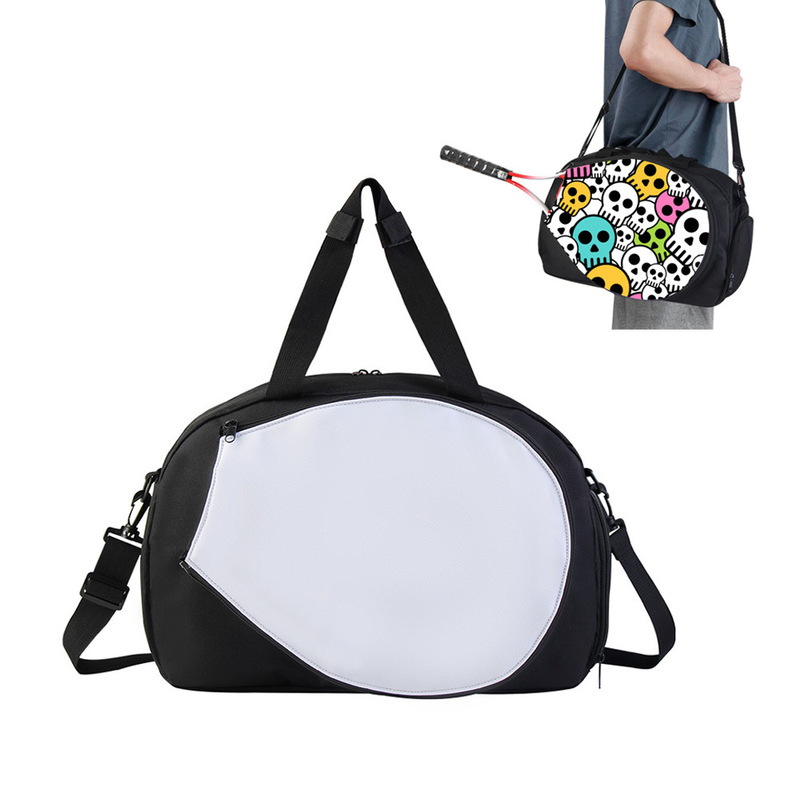 Special Heat Transfer Blank Tennis Bag, Removable Mobile Piece, Independent Shoe Compartment, Sports Travel Bag
