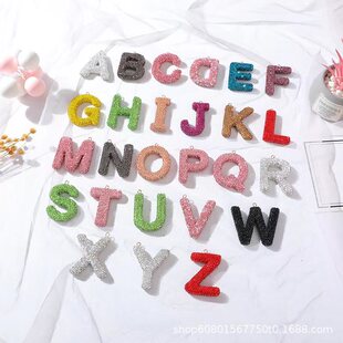 DIY�M���ĸ耳� ���܇������������26������ĸ ��ɫ���x