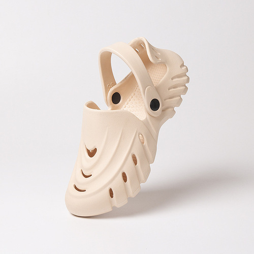 Summer Hole Shoes  New Breathable Cap Toe Hole Shoes Couples Casual Beach Shoes with Openwork Garden Shoes