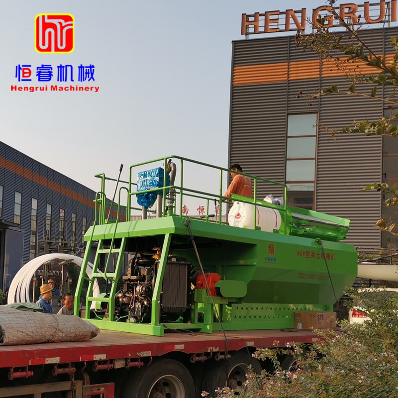 绿化客土喷播机厂家 客土喷播机批发 矿山修复绿化种草喷播机