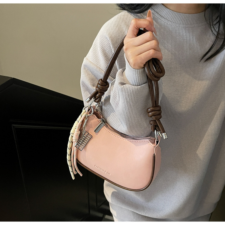 French niche quality handbag, women's bag, Spring 2025 new underarm bag, simple and versatile commuter crossbody bag undefined