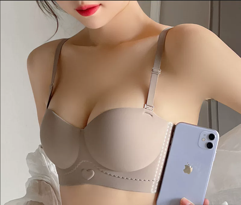 Underwear, push up bra, non-slip supporting straps, strapless, increased thickness