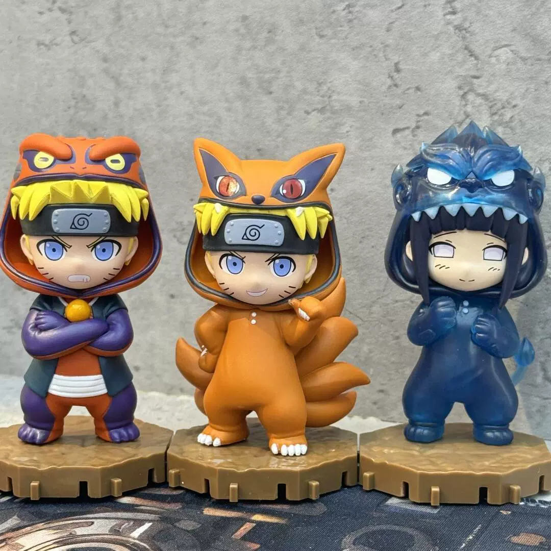 BNFIGUREQПижамы серии Naruto Shippuden, слепая коробка, костюм куклы Q версии, кос