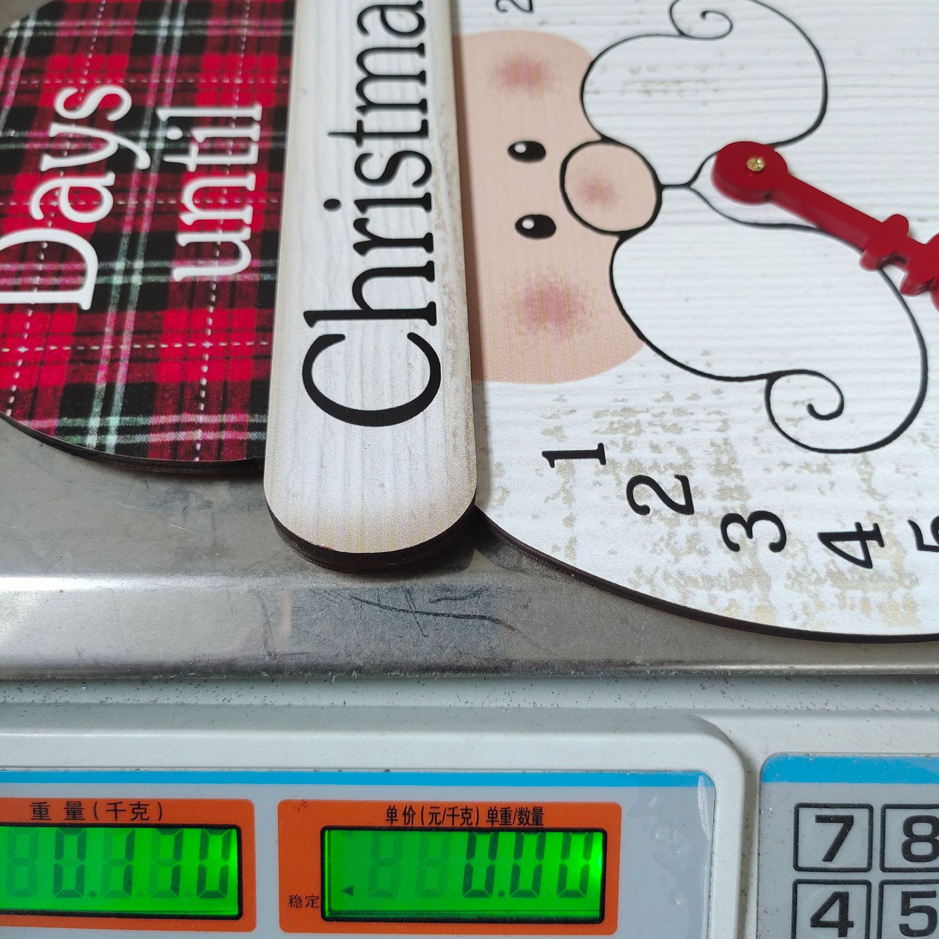 410g Weight 1 Piece Quantity Christmas Occasion Wood Material Christmas Festival Santa Claus, Letter Pattern Fashion Style Christmas Fashion Santa Claus Letter Wood Christmas 7