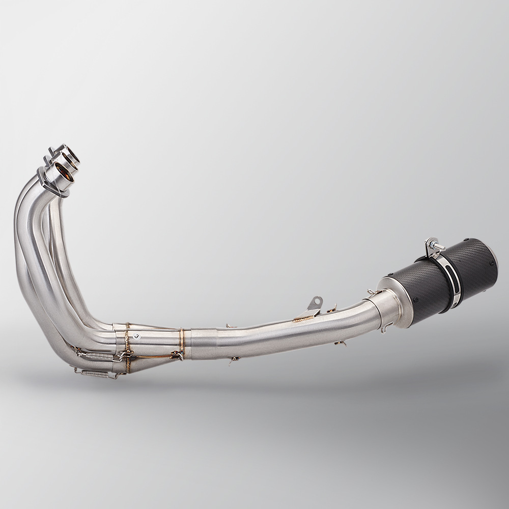 Suitable for motorcycle MT09 XSR900 stainless steel front and rear muffler special non-destructive installation
