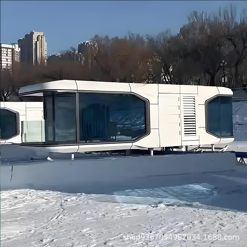 Cápsula espacial simple al aire libre Smart Hotel Resort Sunshine Room Office Habitación móvil insonorizada B & B Sala de cápsulas espaciales