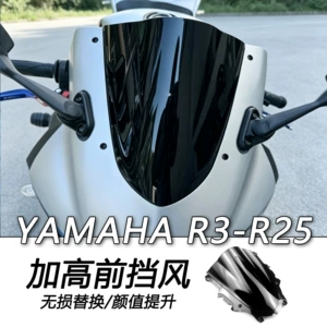 Yamaha YZF R3 V3 R25 19-23 modelləri üçün ön şüşə, fairing