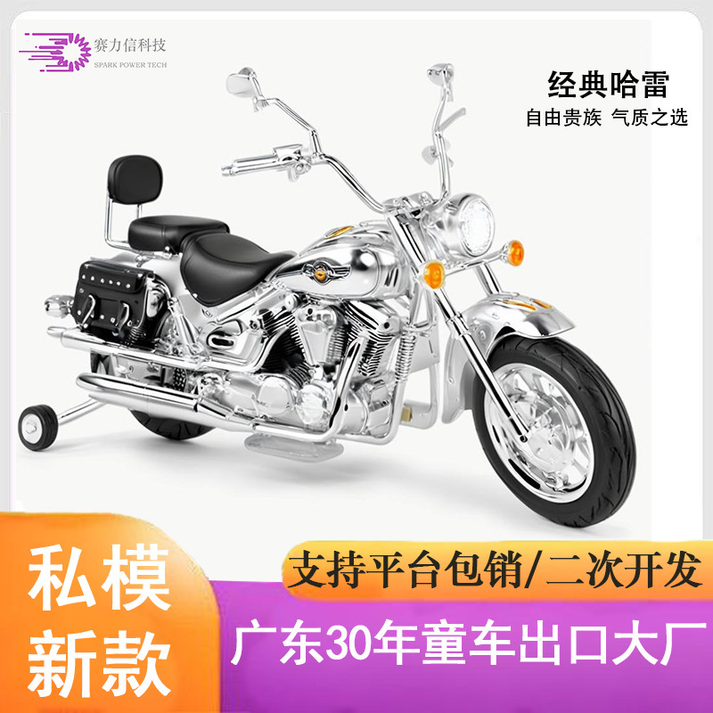 儿童电动摩托车24v超长续航哈雷儿童电动车跨境爆款源头工厂批发|undefined