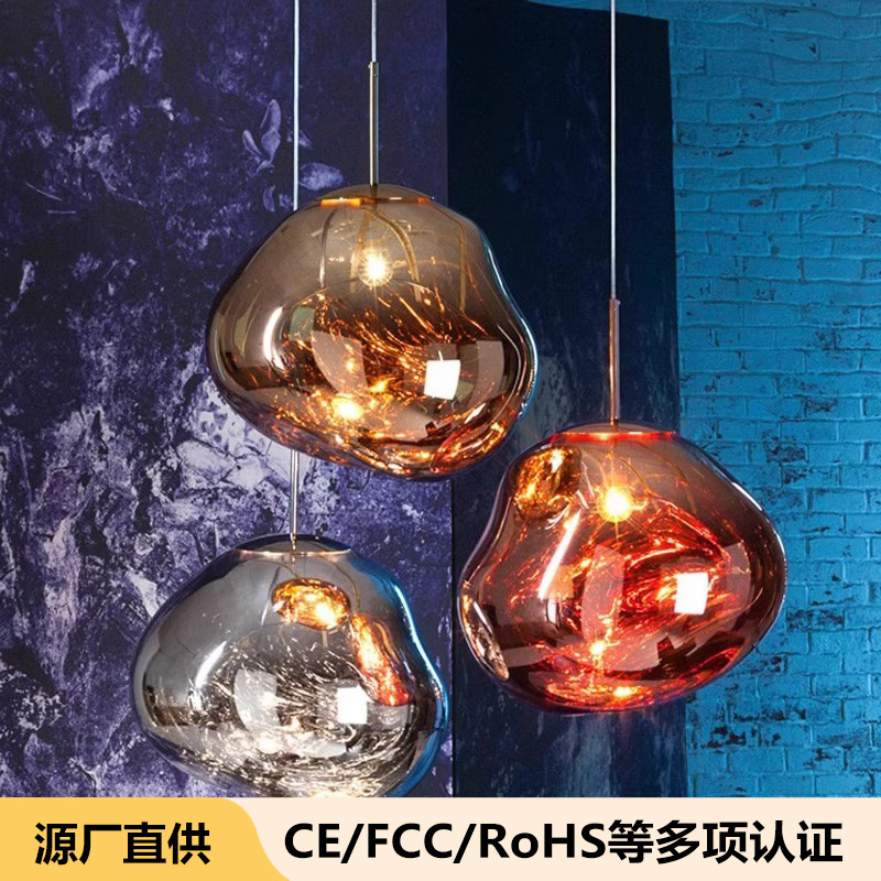Customized Lava Chandelier Large House Loft Duplex Hollow Stairwell Long Chandelier Apartment Living Room Engineering Dining Room Lamp