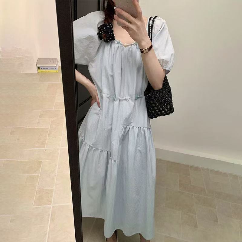 甜辣碎花海边吊带连衣裙女2025夏季新款复古收腰显瘦不规则短裙女|undefined