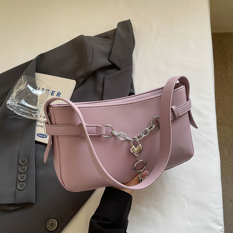 Bolsa de hombro de mujer de alta calidad, cinturón de correa de cadena de amor, bolsa de moda, bolsa de viaje de mujer universal.