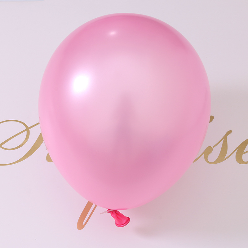 Globo de látex espesado perla globo redondo de la habitación de la boda Globo de decoración de boda al por mayor transfronterizo 1,2G