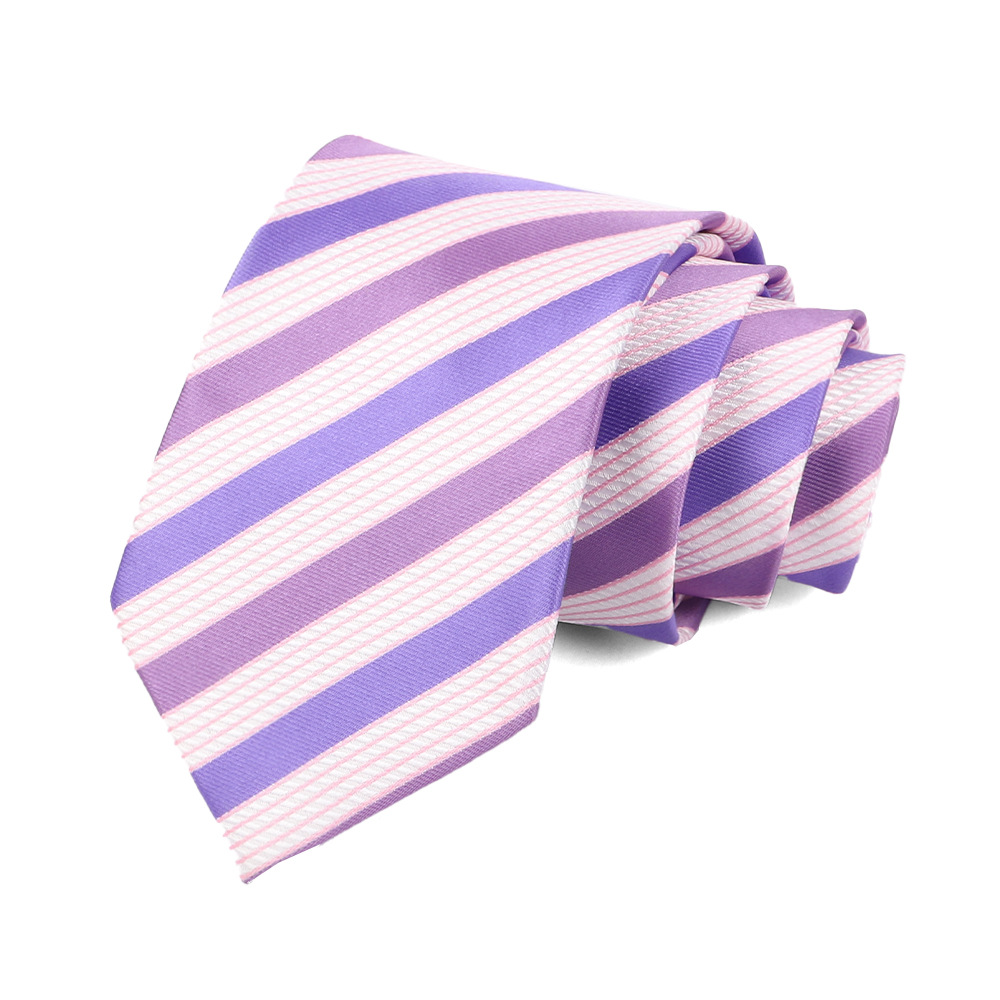 Corbata de hombre 8cm para hombre, bordado jacquard de alta calidad para hombre, corbata de negocios, corbata de seda de poliéster, fábrica al por mayor