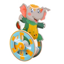 小学生DIY科技小制作材料不倒翁儿童重力杂技小象科学实验教具