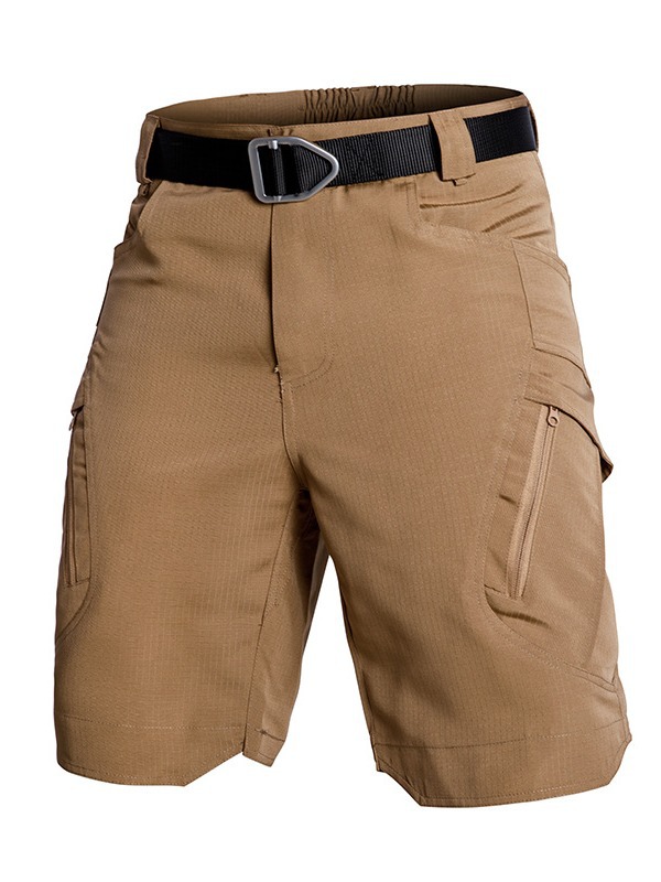 Venta directa de fábrica IX9 pantalones cortos resistentes al desgaste a prueba de agua monos multibolsillos pantalones tácticos de cinco puntos pantalones de entrenamiento de camuflaje de verano