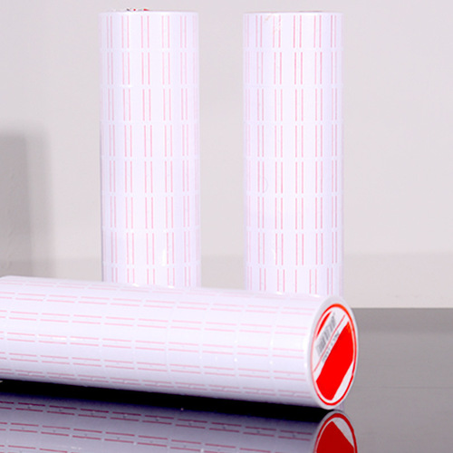 MX-5500 single-row pricing paper, price tag printer paper, code printer paper, price label 550 sheets/roll, good adhesion