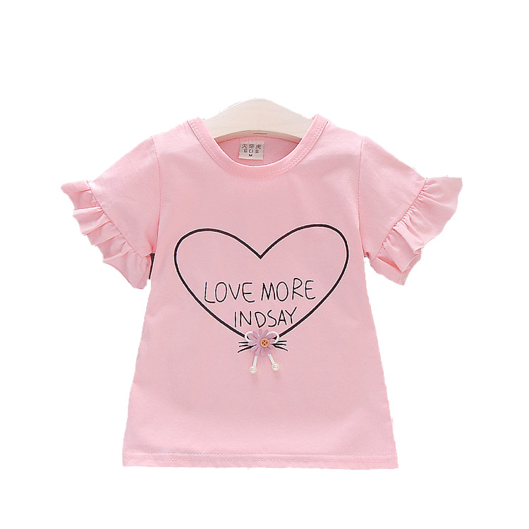 (Wholesale), cotton summer children's T-shirt, with short sleeve, children's clothing 5