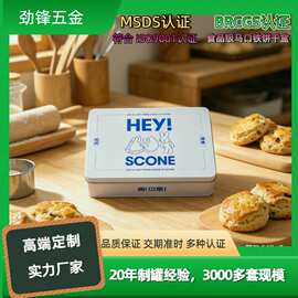 厂家批发食品级巧克力喜糖盒密封 饼干曲奇盒通用包装铁盒