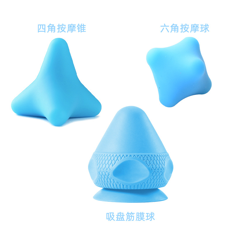 Cuatro esquinas masajeador masaje cono dedo prensa molienda pulgar masaje equipo dedo forma masajeador dedo masaje