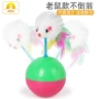 皮皮淘彩色植绒老鼠球