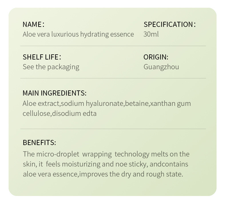  Original All Solution SADOER Aloe essence Shrinking Pore Moisturizing Skin Care Product_voghion.com