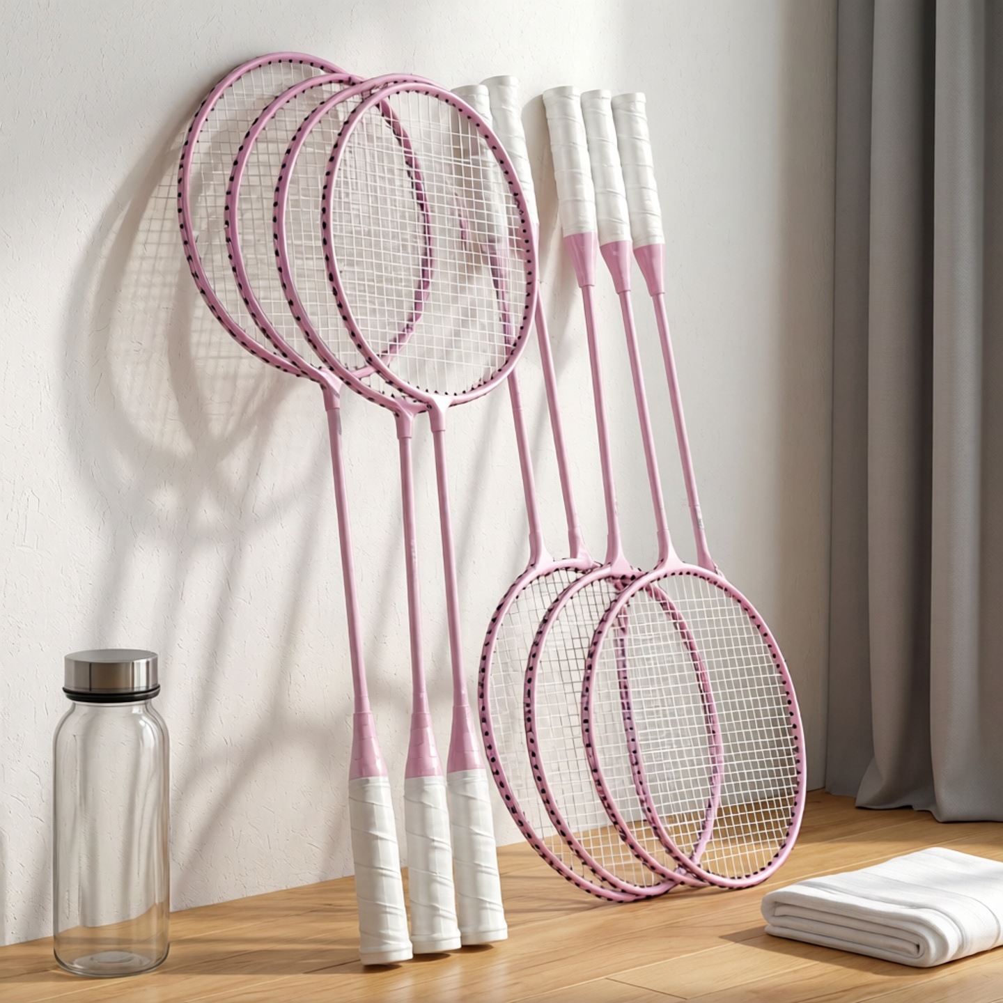 Slightly Defective Badminton Rackets with Minor Bumps and Paint Chipping Are Suitable for Adults, Parents, and Students, and the Offensive Rackets Are Not Affected by the Damage and Are Still Usable