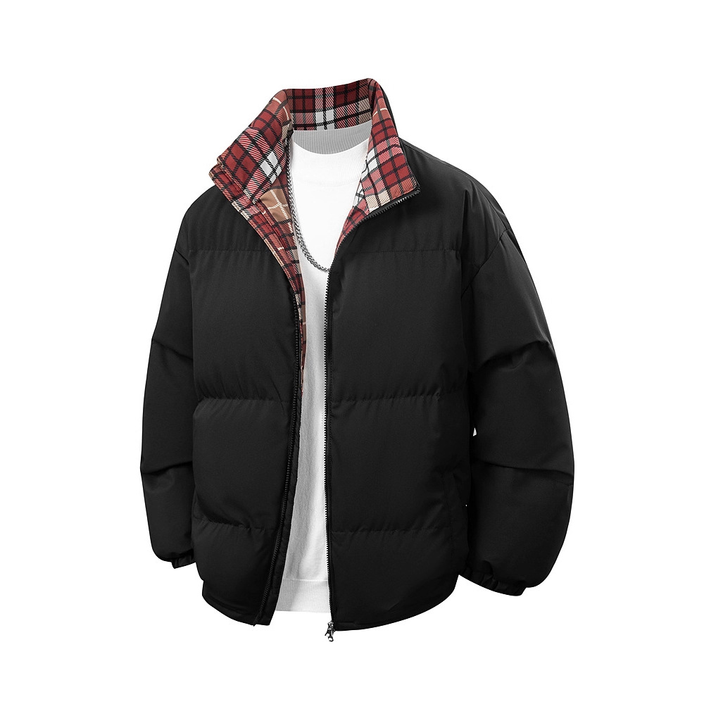 面包服男女同款冬季新款宽松立领棉袄保暖加厚休闲棉衣情侣外套男