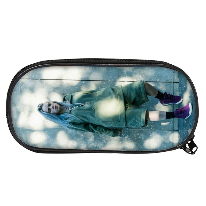 Оптовая продажа маленьких пеналов с мультяшным принтом Billie History, креативные пеналы на молнии для хранения карандашей для студентов