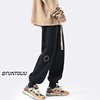 American style High Street letter black motion sweatpants  Spring Trend hiphop Easy leisure time trousers