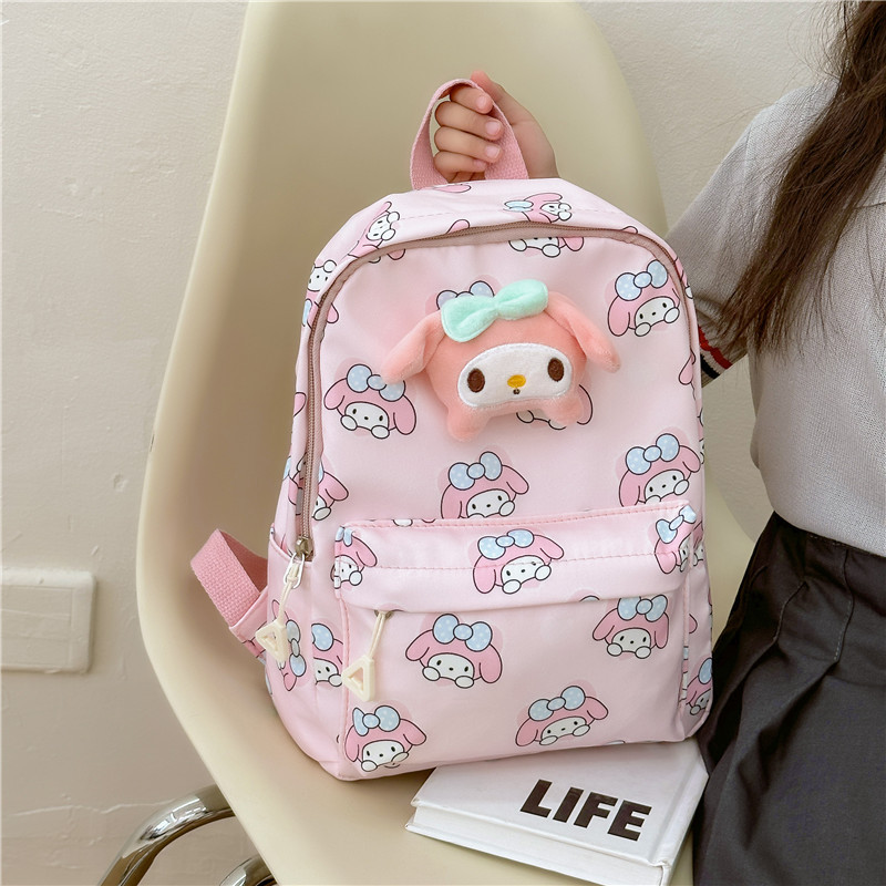 2024 verano nuevos niños de dibujos animados impreso tela Oxford mochila lindo accesorios kindergarten bebé mochila