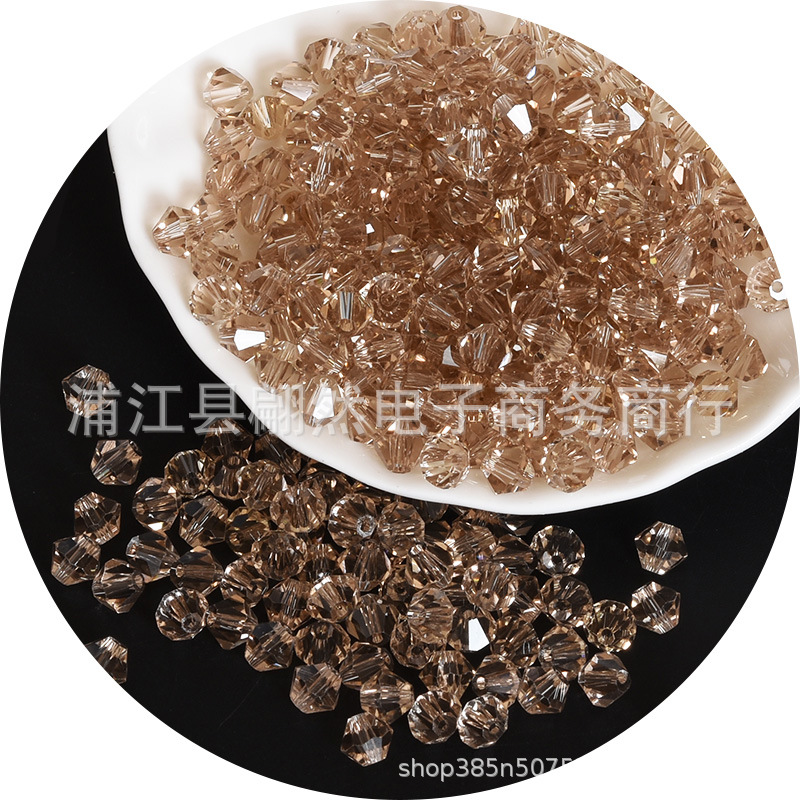 3-8mmAAAA水晶菱形珠精品水晶ガラス珠二頭尖珠DIY珠散珠アクセサリー部品