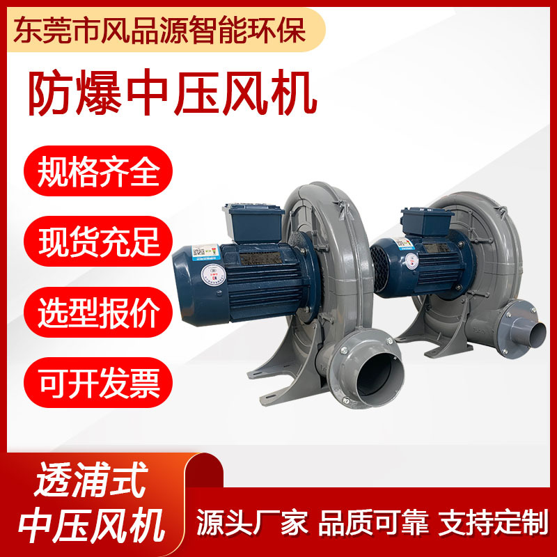 气体粉尘防爆鼓风机 变频中压防爆透浦式风机 抽风机送风中压风机