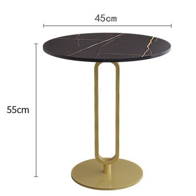 지름 45cm [로렌 블랙 골드 + 골드 프레임]