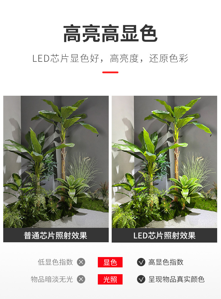 LED射灯 COB防眩筒灯酒店客厅嵌入式射灯家用无主灯天花射灯批发详情5