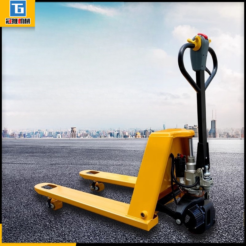 地牛叉车 手动液压搬运加长重型2吨3吨5手推式液压仓库拖车
