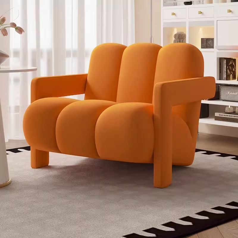 Diseñadores nórdicos de lujo ligero sillas casuales individuales, balcón del dormitorio de la Sala de estar, recepción simple, zona de descanso, sofás y sillas perezosas