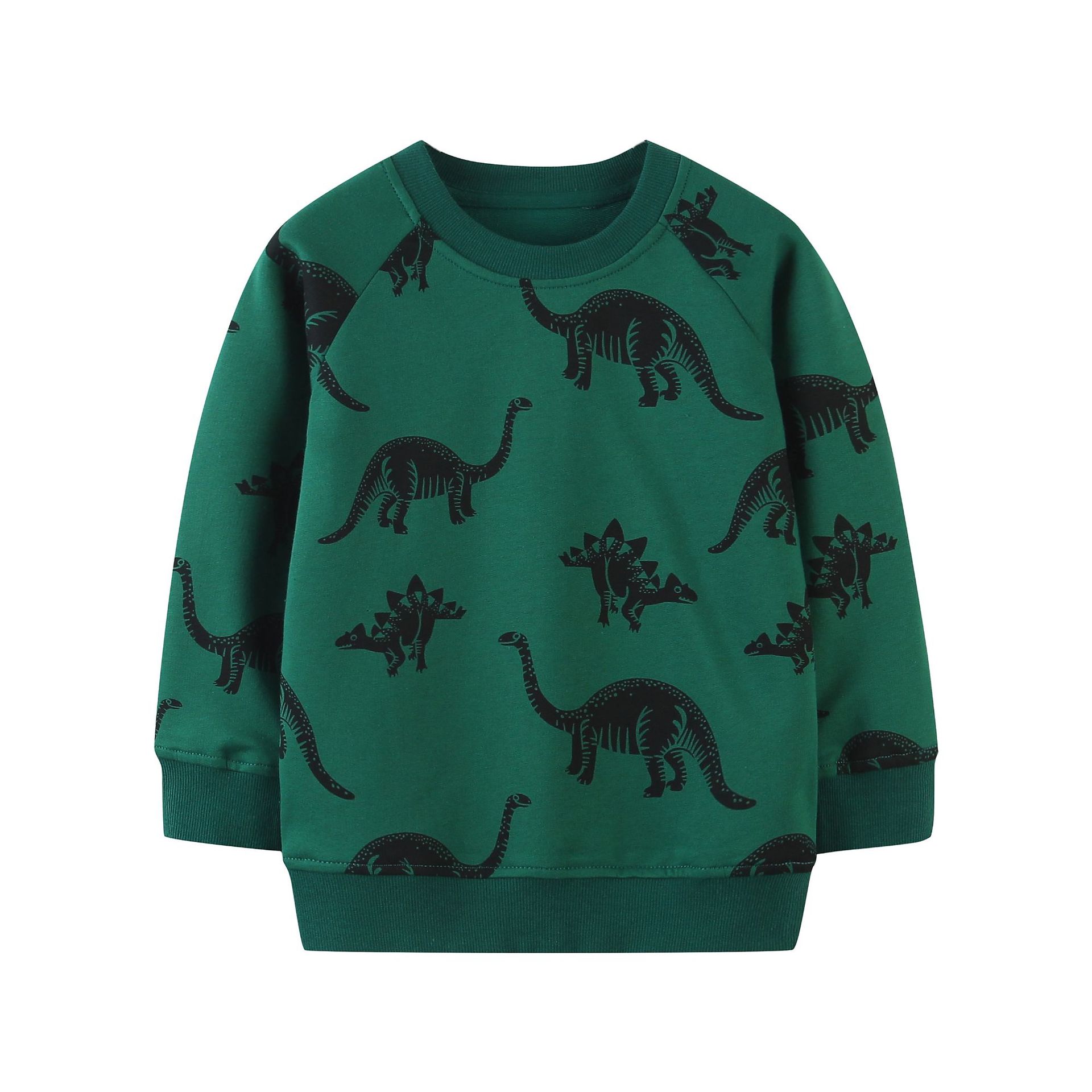 Suministro transfronterizo de sudaderas de manga larga para niños de estilo europeo y americano, nuevos productos de otoño para niños pequeños y medianos, sudaderas infantiles de cuello redondo, a la moda.