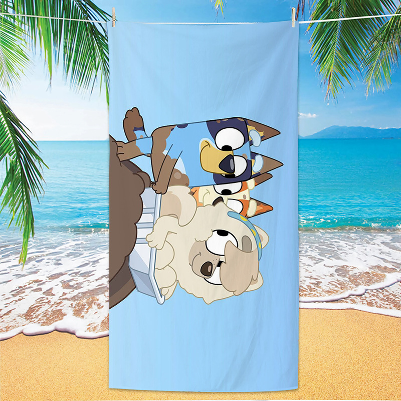 블루이 비치 목욕 타올 2