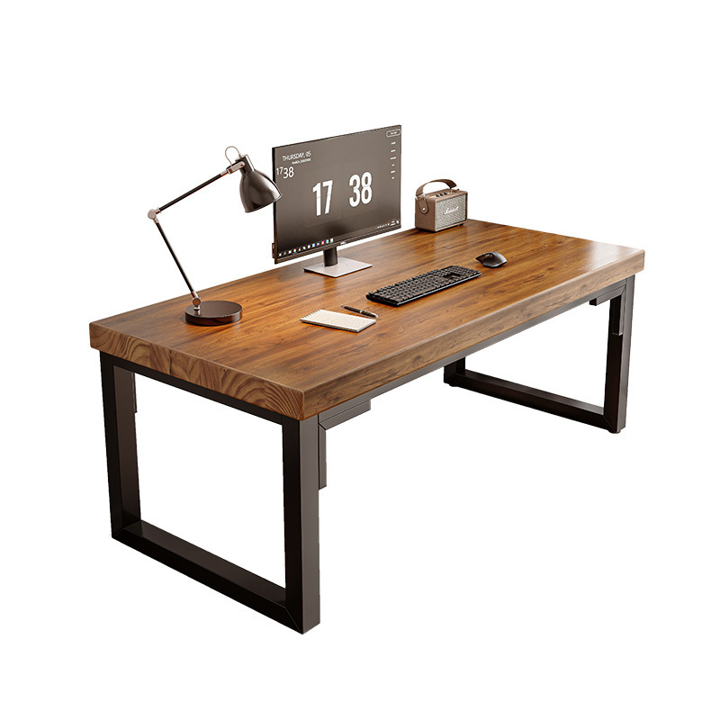 Escritorio para computadora de madera maciza Escritorio para juegos domésticos Escritorio para juegos Dormitorio Rectángulo Escritorio para estudiantes Escritorio para estudiantes Escritorio doble