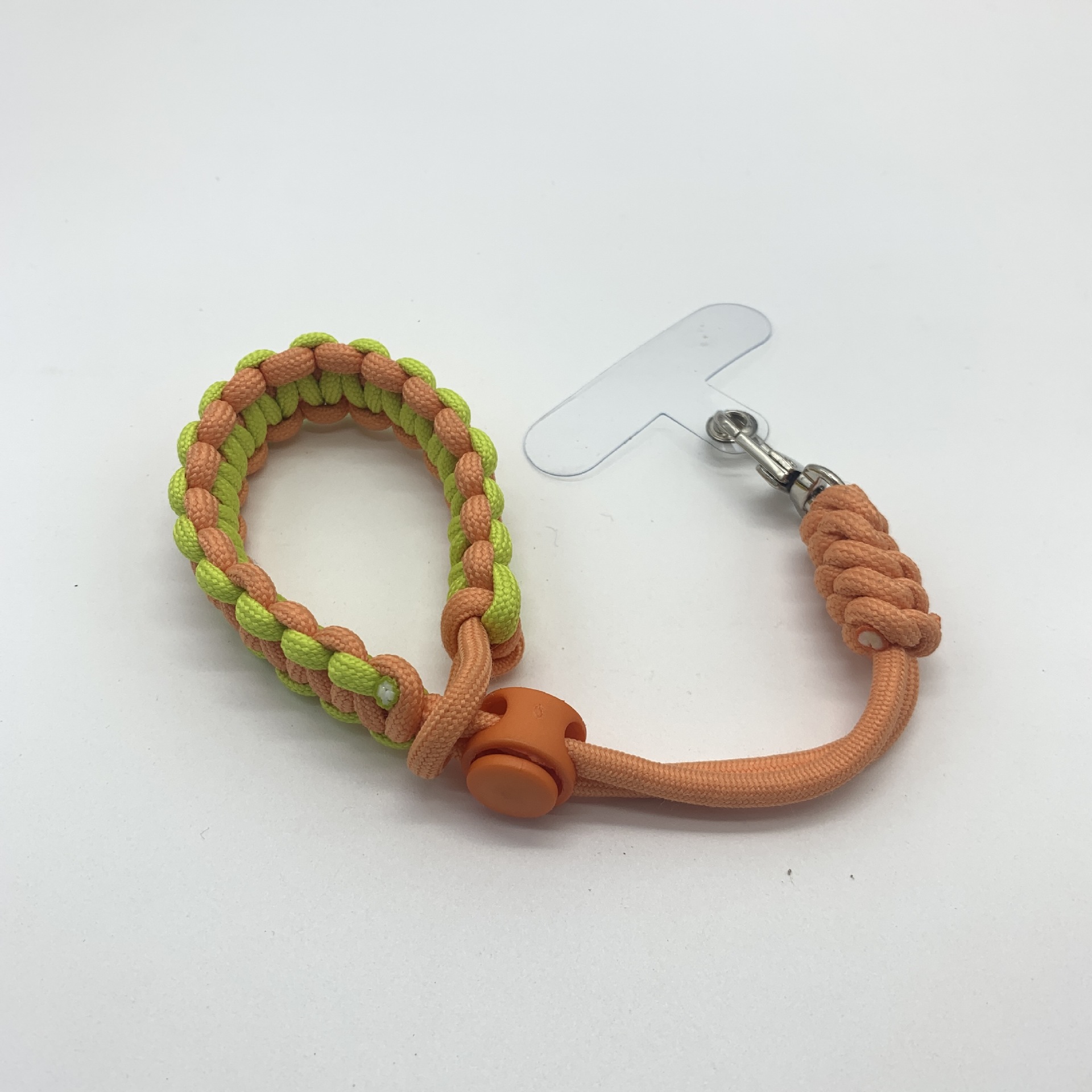 Beijing naranja tejido retráctil teléfono móvil cordón muñeca Cámara anti-Pérdida cuerda hombres y mujeres Correa gruesa resistente a la caída deportes al aire libre