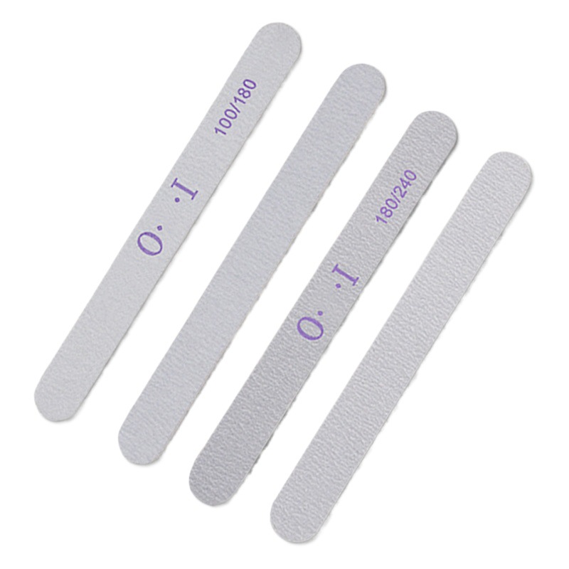 Nail rubbing strip double-sided nail file ultra-thin fine sand strip wood file nail polishing strip 100/180 manicure tool