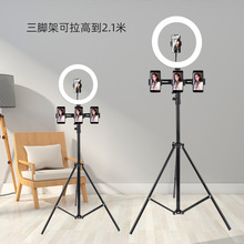 ring light 补光灯亚马逊直播补光灯手机支架led环形灯摄影器材