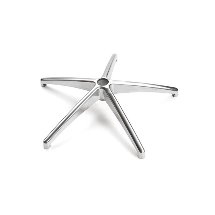 Die-casting chassis aluminum alloy fine throw Golden base foot R330 high leg office chair net chair accessories five-star foot