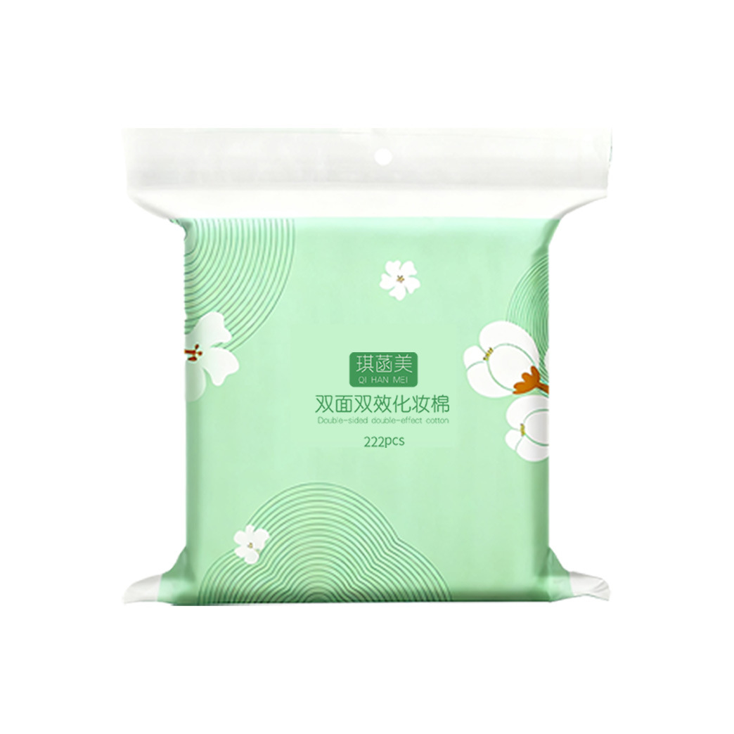 222 piezas de algodón maquillaje grueso en gran cantidad de salón de belleza especial limpieza de algodón limpiador de maquillaje grueso al por mayor