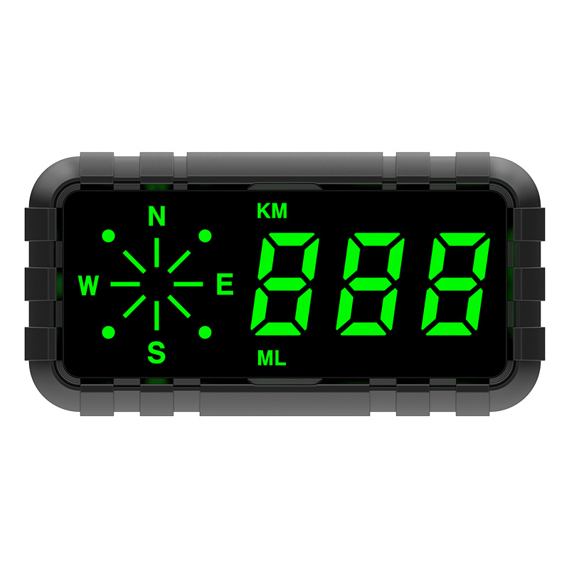 Qìchē Tian Jiangjun 2022 Car HUD Head Up Display Compass GPS Speedometer (Vehicle HUD) - english-version