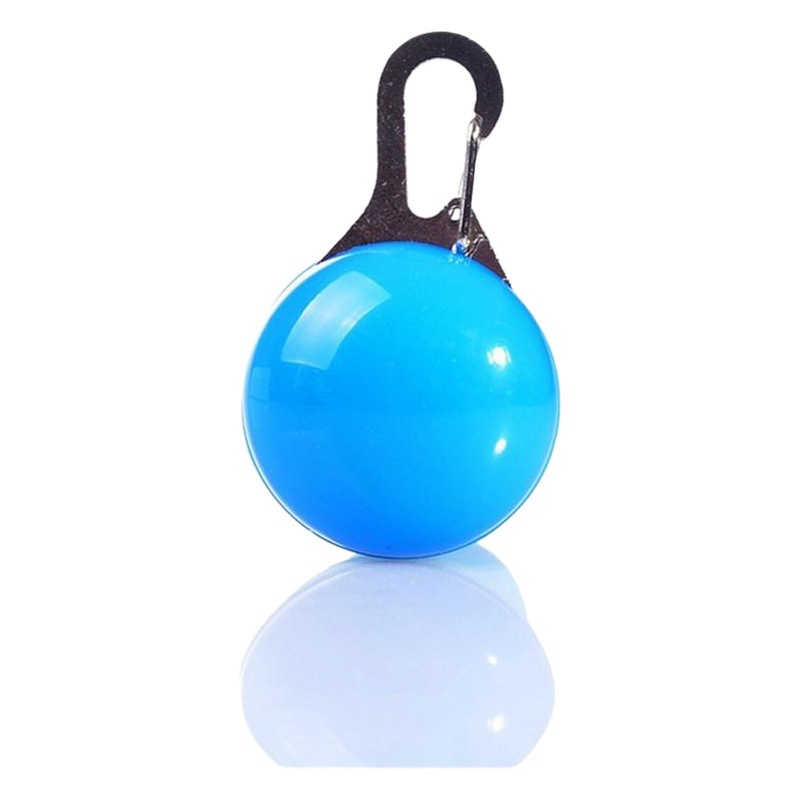 Colgante luminoso LED para mascotas al por mayor Lámpara nocturna para perros anti-pérdida Lámpara nocturna de silicona para perros Lámpara nocturna