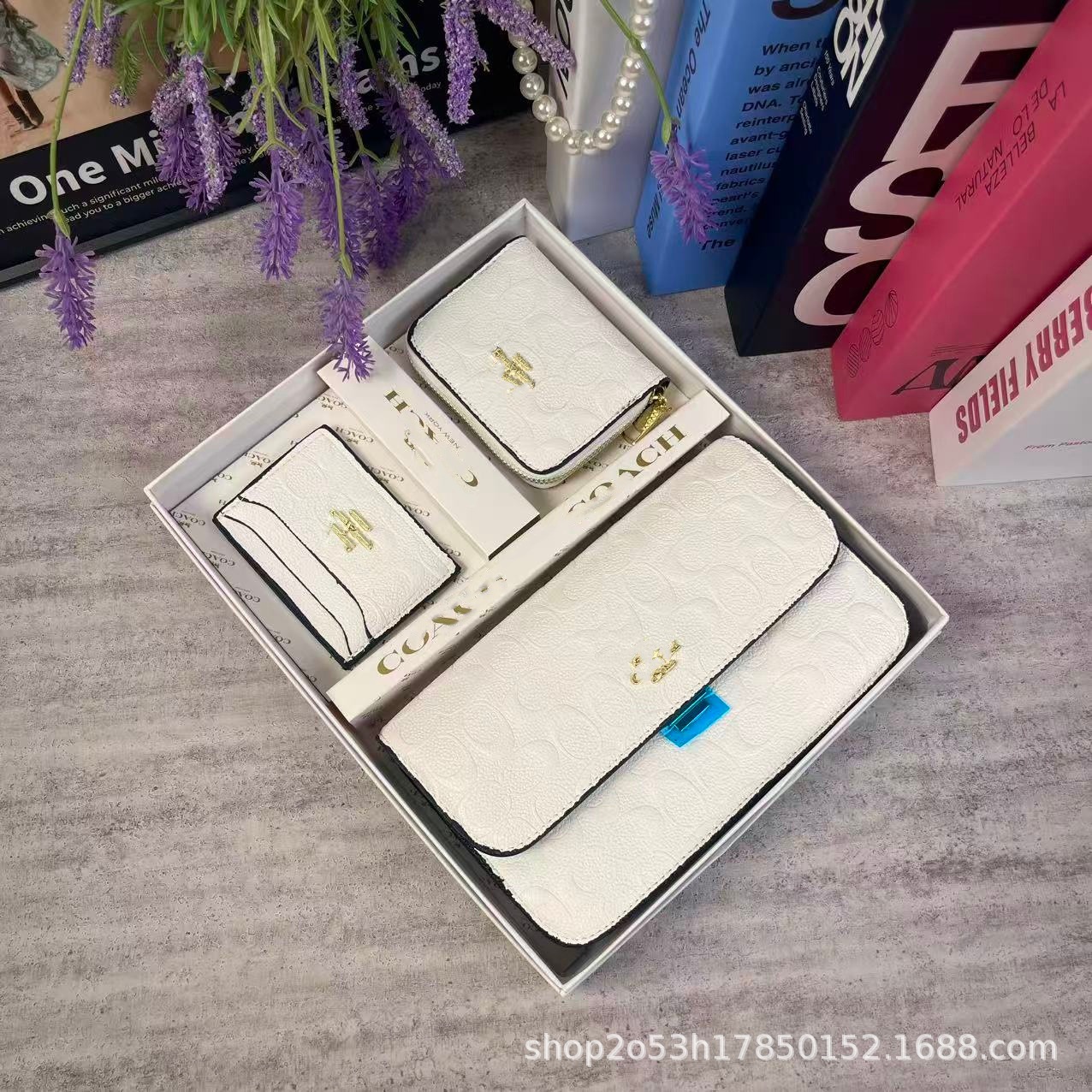 C bolsos de la familia damas 2025 nueva moda vieja bolsa de mano cartera bolsa de tarjetas conjunto caja de regalo de alta calidad