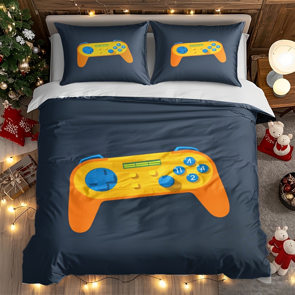 Textil doméstico transfronterizo molienda digital impresión quilt kit mango de juego fuente de fábrica graffiti llevar TEMU / JIT